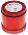 Werma 641 Series Red Steady Effect Beacon Unit, 12 → 230 V ac/dc, Filament Bulb, AC, DC, IP65