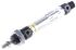 Parker Pneumatic Roundline Cylinder 16mm Bore, 40mm Stroke, P1A Series, Double Acting