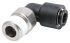 Legris LF3000 Series Elbow Threaded Adaptor, R 1/4 Male to Push In 6 mm, Threaded-to-Tube Connection Style