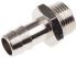 Legris LF3000 Series Straight Threaded Adaptor, G 3/8 Male to Push In 10 mm, Threaded-to-Tube Connection Style