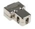 MH Connectors MHTRI-M Series ABS Angled, Straight D Sub Backshell, 9 Way, Strain Relief