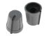 RS PRO 13mm Grey Potentiometer Knob for 6mm Shaft D Shaped