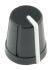RS PRO 13mm Black Potentiometer Knob for 6mm Shaft D Shaped