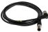 Brad from Molex Right Angle Female 5 way M12 to Straight Male 3 way M12 Sensor Actuator Cable, 2m