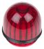 Dialight Signallampelinse, Rød, Ø 15.86mm, Kuppelformet form
