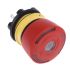 EAO 84 Series Red Illuminated Emergency Stop Push Button, SPDT, 22.5mm Cutout, Panel Mount, IP65