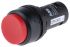 ABB Compact Red Non-Illuminated Push Button, 22mm Cutout, Momentary Actuation, NC, Round Style