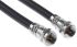 Radiall Male F-type to Male F-type Coaxial Cable, RG59, 75 Ω, 3m