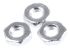 RS PRO, Nickel Plated Brass Hex Nut, DIN 439B, M2