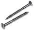 RS PRO Slot Countersunk Stainless Steel Wood Screw, A2 304, No. 8 Thread, 40mm Length