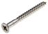 RS PRO Pozidriv Countersunk Stainless Steel Wood Screw, A2 304, 5mm Thread, 50mm Length