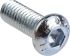 RS PRO Bright Zinc Plated Steel Hex Socket Button Screw, ISO 7380, M6 x 16mm