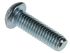 RS PRO Bright Zinc Plated Steel Hex Socket Button Screw, ISO 7380, M6 x 20mm