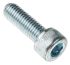 RS PRO Bright Zinc Plated Steel Hex Socket Cap Screw, DIN 912, M10 x 25mm