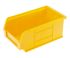 RS PRO PP Storage Bin, 76mm x 101mm, Yellow