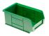 RS PRO PP Storage Bin, 76mm x 101mm, Green