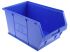 RS PRO 零件盒, 205mm宽 x 181mm高 x 350mm深, 聚丙烯 (PP)盒, 蓝色