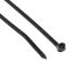 Thomas & Betts Cable Ties, Weather Resistant, 281.94mm x 3.56 mm, Black Nylon, Pk-1000