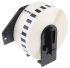 Brother White Black Print Label Roll, 29mm Width, 1 Roll Qty