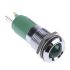 CML Innovative Technologies Green Panel Mount Indicator, 24V, 14mm Mounting Hole Size, Solder Tab Termination, IP67