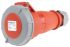 MENNEKES, AM-TOP IP67 Red Cable Mount 3P + N + E Industrial Power Socket, Rated At 16A, 400 V