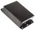 Hammond 1591 Series Black Flame Retardant ABS Enclosure, IP54, Flanged, Black Lid, 121 x 94 x 30mm