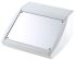 METCASE Unidesk Series Grey Aluminium Desktop Enclosure, Sloped Front, 200 x 200 x 21.6mm