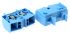 Wago 264 Series Blue Feed Through Terminal Block, 2.5mm², Single-Level, Cage Clamp Termination, ATEX, IECEx