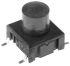 IP67 Black Button Tactile Switch, Single Pole Single Throw (SPST) 50 mA @ 24 V dc 5.9mm PCB