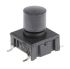 IP67 Black Button Tactile Switch, Single Pole Single Throw (SPST) 50 mA @ 24 V dc 6.9mm PCB