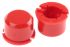 Red Modular Switch Cap, for use with 3F Series Push Button Switch, Cap