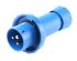 Schneider Electric, PratiKa IP67 Blue Cable Mount 2P+E Industrial Power Plug, Rated At 16A, 230 V