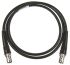 Cable Coaxial RG58 Radiall, 50 Ω, con. A: BNC, Hembra, con. B: BNC, Hembra, long. 1m Negro