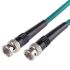 Radiall Male BNC to Male BNC Coaxial Cable, 1m, KX6A Coaxial, Terminated