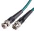 Radiall Male BNC to Male BNC Coaxial Cable, KX6A, 75 Ω, 3m