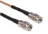 Cable Coaxial RG316 Radiall, 50 Ω, con. A: SMA, Macho, con. B: SMA, Macho, long. 1m Marrón