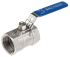 RS PRO Stainless Steel Reduced Bore, 2 Way, Ball Valve, BSPP 38.1mm, 68bar Operating Pressure