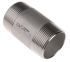 RS PRO Stainless Steel Pipe Fitting, Straight Circular Barrel Nipple, Male R 1-1/2in x Male R 1-1/2in