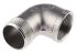 RS PRO Stainless Steel Pipe Fitting, 90° Circular Elbow, Female G 1-1/4in x Male R 1-1/4in