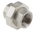 RS PRO Stainless Steel Pipe Fitting, Straight Octagon Union, Female G 3/4in x Female G 3/4in