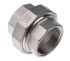 RS PRO Stainless Steel Pipe Fitting, Straight Decagon Union, Female G 1-1/2in x Female G 1-1/2in