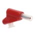 Radiall Red Male Banana Plug, 4 mm Connector, 30A, 750V ac, Nickel, Tin Plating