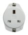 MK Electric White 1 Gang Plug Socket, 13A, Type G - British, Indoor Use