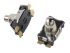 C & K Micro Switch, SPST-NO, 10 mA V dc@ 32, Gold