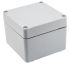 Fibox Euronord II Series Grey Polyester Enclosure, IP66, IP67, Grey Lid, 122 x 120 x 90mm
