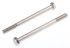 RS PRO Stainless Steel Hex, Hex Bolt, M8 x 100mm