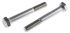 RS PRO Stainless Steel Hex, Hex Bolt, M12 x 90mm