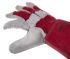 BM Polyco Premium Chrome Rigger Red Cotton, Leather General Purpose Work Gloves, Size 9, Large
