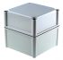 Fibox SOLID PC Series Grey Polycarbonate Enclosure, IP66, IP67, Grey Lid, 188 x 188 x 180mm