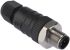 Lumberg Automation Circular Connector, 4 Contacts, Cable Mount, M12 Connector, Plug, Male, IP67, RSCN Series